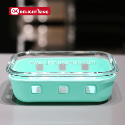 Custom Glass Food Container Set with Airtight Lid